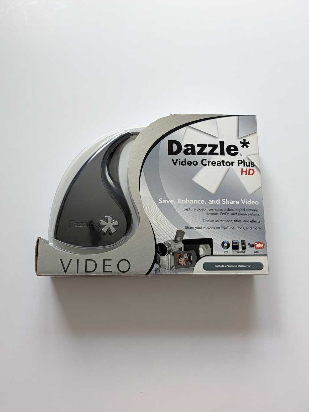 Dazzle Video Creator Plus HD Portable Video Capture - Silver/Black